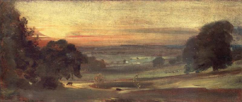 The Valley of the Stour at sunset 31 October1812, John Constable